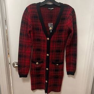 Fashion nova checkered mini dress.